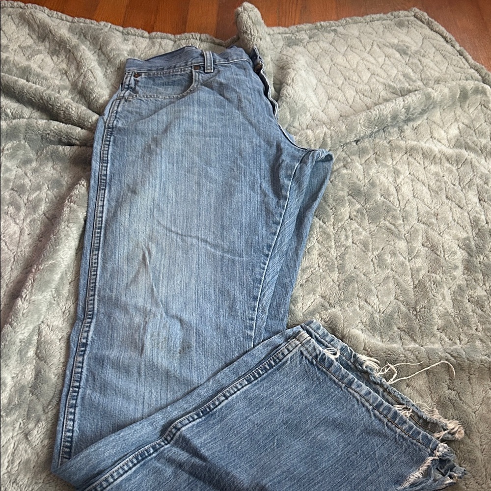 Classic Blue Bootcut Jeans for Men